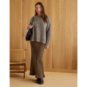 Gray Women's Crew Neck Sweater